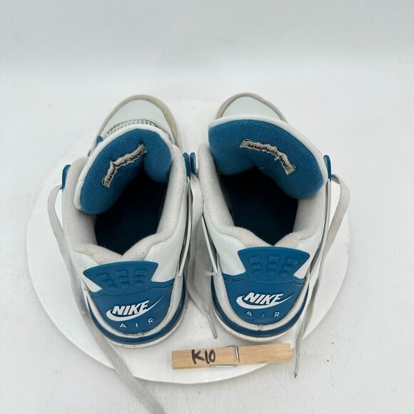 Nike Air Jordan 4 Retro Youth Size 7Y Women 8.5 HF4281 141 Industrial Blue Shoes - Picture 9 of 11